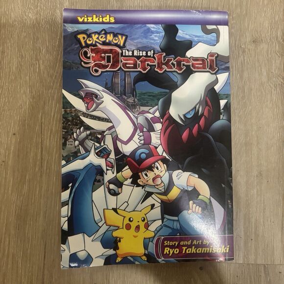 Pokémon The Rise of Darkrai Manga VIZ Kids Ash Dialga Palkia Darkrai Movie 10 - Picture 5 of 11